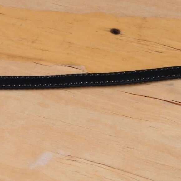 Black Leather Belt Another line inc Womens - Picture 8 of 12